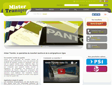 Tablet Screenshot of mister-transfer.com