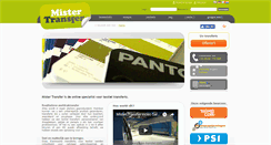 Desktop Screenshot of nl.mister-transfer.com