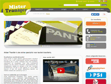 Tablet Screenshot of nl.mister-transfer.com