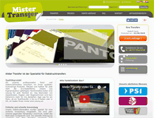 Tablet Screenshot of de.mister-transfer.com